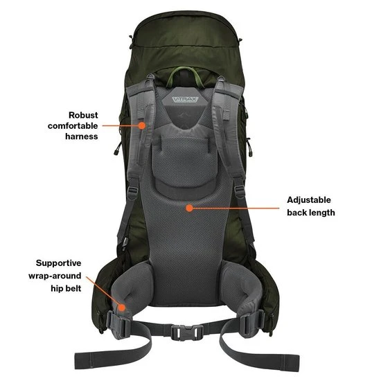 Uitgang ???? Lowe Alpine Diran ND 50:60l ???? Backpack Dames - Grijs - One Size ???? 4 Uitgang ???? Lowe Alpine Diran ND 50:60l ???? Backpack Dames - Grijs - One Size ???? - Afbeelding 2