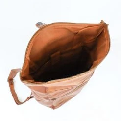 Aanbiedingen ???? Bear Design Pergola - Leren Laptop Rolltop Rugzak - 13 Inch - Cognac ???? -New Rebels shop 550x550 943