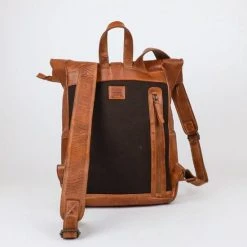 Aanbiedingen ???? Bear Design Pergola - Leren Laptop Rolltop Rugzak - 13 Inch - Cognac ???? -New Rebels shop 550x550 944