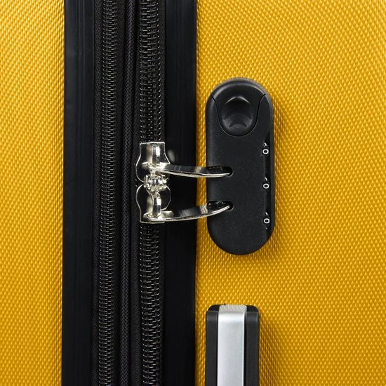 Aanbiedingen ???? Madisson - Reis Koffer - Lichtgewicht Koffer - 4 Wielen - 60 Cm - Cijferslot - Geel - Black Friday 2022 ???? 12 Aanbiedingen ???? Madisson - Reis Koffer - Lichtgewicht Koffer - 4 Wielen - 60 Cm - Cijferslot - Geel - Black Friday 2022 ???? - Afbeelding 10