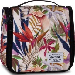 Begroting ✔️ Bestway Toilettas Flowers - 24 X 22 X 9 Cm - Polyester ????