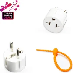 Beste recensies van ✨ Colorful Sun® Universele Wereldstekker - Reisstekker Type E & F - USA / CN / CA / JP / MX Naar EU / ID / KR - 1 Stuk - Amerika VS, China, Canada, Japan, Mexico Naar Europa(EU), Indonesië, Korea - Wit ????