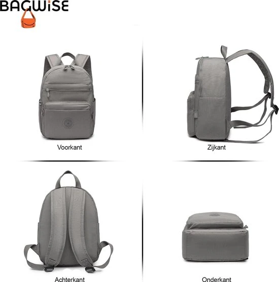 Top 10 ???? Bagwise® Rugzak - Rugtas - 10 Lt - S - Dames - Heren - (3060) Grijs ???? 10 Top 10 ???? Bagwise® Rugzak - Rugtas - 10 Lt - S - Dames - Heren - (3060) Grijs ???? - Afbeelding 8