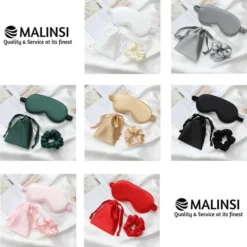 Uitgang ???? Malinsi Slaapmasker 3-in-1 Bijpassend Zakje En Scrunchie - Roze - Oogmasker - Vrouwen - Zijde - Slaapmaskers - Slaap - Cadeau Voor Haar - Sinterklaas & Kerst ❤️ -New Rebels shop 550x561 1