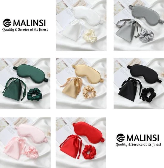 Hete verkoop ✔️ Malinsi Slaapmasker 3-in-1 Bijpassend Zakje En Scrunchie - Zwart - Oogmasker - Vrouwen - Zijde - Slaapmaskers - Slaap - Cadeau Voor Haar - Sinterklaas & Kerst ???? 9 Hete verkoop ✔️ Malinsi Slaapmasker 3-in-1 Bijpassend Zakje En Scrunchie - Zwart - Oogmasker - Vrouwen - Zijde - Slaapmaskers - Slaap - Cadeau Voor Haar - Sinterklaas & Kerst ???? - Afbeelding 7