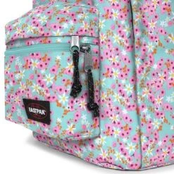 Flash-uitverkoop ⭐ Eastpak Office Zippl'r Laptop Rugzak Ditsy Turquoise ???? -New Rebels shop 550x562 1
