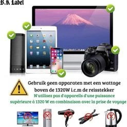 Flash-uitverkoop ???? B.K Label Universele Internationale Reisstekker - 2 Usb Poorten ???? 10 Flash-uitverkoop ???? B.K Label Universele Internationale Reisstekker - 2 Usb Poorten ???? -New Rebels shop 550x562 8