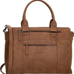 Goedkoop ???? Enrico Benetti Nikki 66518 Laptoptas Met 14" Laptopvak En Tabletvak - Bruin ✔️ -New Rebels shop 550x564 6