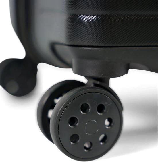 Beste Verkoop ✔️ ©TROLLEYZ - Amsterdam No.9 - Reiskoffer 69cm Met TSA Slot - Dubbele Wielen - 360° Spinners - 100% ABS - Reiskoffer In Night Black ???? 8 Beste Verkoop ✔️ ©TROLLEYZ - Amsterdam No.9 - Reiskoffer 69cm Met TSA Slot - Dubbele Wielen - 360° Spinners - 100% ABS - Reiskoffer In Night Black ???? - Afbeelding 6