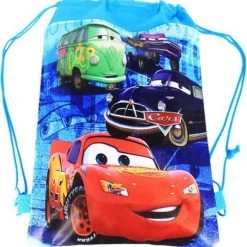 Groothandel ???? Disney / Disney Cars Disney Cars Gymtas - Blauw - Rood - Gymtas - School - Nylon ✨