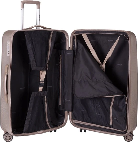 Groothandel ???? Decent Harde Koffer Tranporto 66 - Champagne ✨ 18 Groothandel ???? Decent Harde Koffer Tranporto 66 - Champagne ✨ - Afbeelding 16