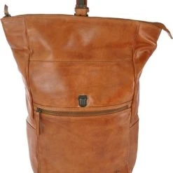 Aanbiedingen ???? Bear Design Pergola - Leren Laptop Rolltop Rugzak - 13 Inch - Cognac ???? -New Rebels shop 550x568 13
