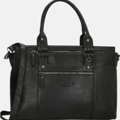 Beste Pirce ???? Enrico Benetti Nikki 66518 Laptoptas Met 14" Laptopvak En Tabletvak - Zwart ???? -New Rebels shop 550x568 2