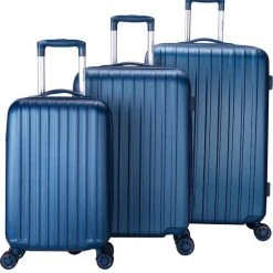 Goedkoop ???? Decent Tranporto-One ???? Handbagage Koffer - 55 Cm - TSA Slot - Dark Blue ❤️ -New Rebels shop 550x569 4