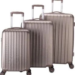 Groothandel ???? Decent Harde Koffer Tranporto 66 - Champagne ✨ 33 Groothandel ???? Decent Harde Koffer Tranporto 66 - Champagne ✨ -New Rebels shop 550x571 3