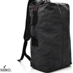Coupon ???? MIRO. MIRO Luxe Rugzak - Rugtas - ???? Backpack - Grote Capaciteit - Met Zip - 50 Liter - Zwart ????