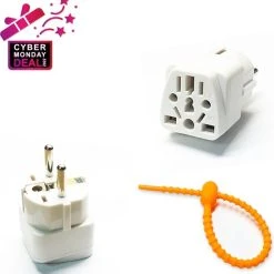 Top 10 ???? Colorful Sun® Universele Wereldstekker - Reisstekker Type E & F - UK / US / CN / AU / FR / JP / IT Naar EU/ID/KR - 1 Stuk - Engeland, Schotland(UK), Amerika VS, China, Australië, Frankrijk, Japan, Italië Naar Europa(EU), Indonesië En Korea - Wit ????