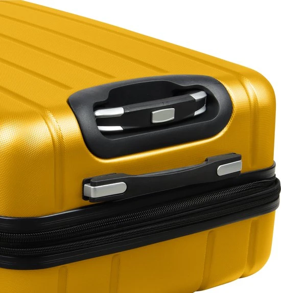 Aanbiedingen ???? Madisson - Reis Koffer - Lichtgewicht Koffer - 4 Wielen - 60 Cm - Cijferslot - Geel - Black Friday 2022 ???? 5 Aanbiedingen ???? Madisson - Reis Koffer - Lichtgewicht Koffer - 4 Wielen - 60 Cm - Cijferslot - Geel - Black Friday 2022 ???? - Afbeelding 3