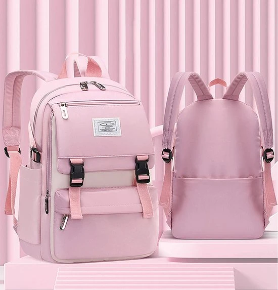 Beste deal ???? Veran Rugzak - Rugtas - School - Meisjes - Jongens - Tieners - Waterdicht - Boekentas - 25 Liter - Roze ???? 10 Beste deal ???? Veran Rugzak - Rugtas - School - Meisjes - Jongens - Tieners - Waterdicht - Boekentas - 25 Liter - Roze ???? - Afbeelding 8