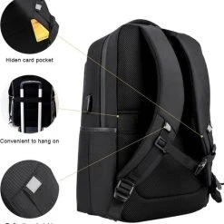 Top 10 ???? Arctic Hunter Artic Hunter Rugzak - USB Poort - Zeer Luxe Uitvoering Met Beschermkussens Voor De Laptop - 15.6 Inch Laptop Vak ???? -New Rebels shop 550x574 7