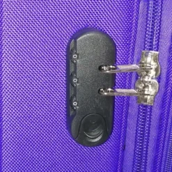 Kopen ???? SB Travelbags ???? Handbagage Stoffen Koffer 55cm 4 Wielen Trolley - Paars ???? -New Rebels shop 550x578