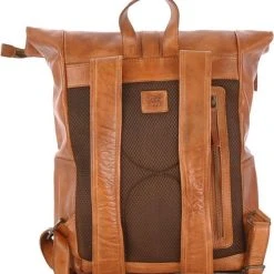 Aanbiedingen ???? Bear Design Pergola - Leren Laptop Rolltop Rugzak - 13 Inch - Cognac ???? -New Rebels shop 550x580 1