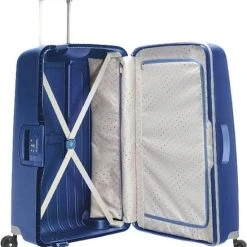 Gloednieuw ???? Samsonite S'Cure Spinner Reiskoffer 81 Cm - Blauw ???? 16 Gloednieuw ???? Samsonite S'Cure Spinner Reiskoffer 81 Cm - Blauw ???? -New Rebels shop 550x580