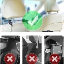 Beste Pirce ???? Perow Verstelbare Hoofdsteun Auto - Hoofdkussen - Kinderen En Volwassenen - Neksteun - Verstelbaar - Veiligheid - Zwart ???? -New Rebels shop 550x581 1