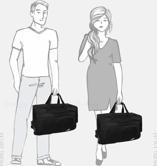 Uitgang ???? Enrico Benetti Amsterdam 35325 Wieltas S - 49 Liter - Zwart ❤️ 8 Uitgang ???? Enrico Benetti Amsterdam 35325 Wieltas S - 49 Liter - Zwart ❤️ - Afbeelding 6