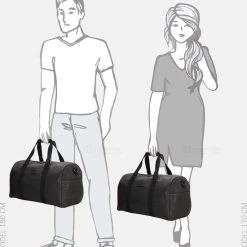 Korting ???? Enrico Benetti Reistas / Weekendtas / Sporttas 66601 Rotterdam - Kunstleer - Zwart ???? -New Rebels shop 550x582 4