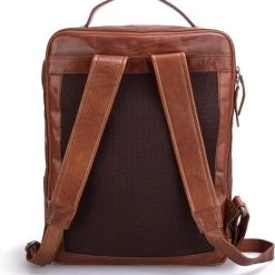 Hete verkoop ???? Spikes & Sparrow Laptoprugzak Bronco Leer - Cognac ???? -New Rebels shop 550x586 9