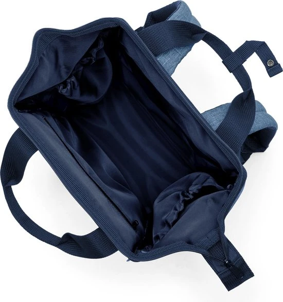 Nieuw ???? Reisenthel Allrounder R Schouder/ Rugtas - 12L - Twist Blue Blauw ???? 5 Nieuw ???? Reisenthel Allrounder R Schouder/ Rugtas - 12L - Twist Blue Blauw ???? - Afbeelding 3