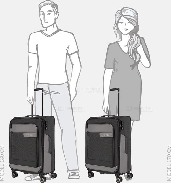 Begroting ???? Travelite Zachte Koffer / Trolley / Reiskoffer - Viia - 67 Cm (medium) - Grijs ✨ 8 Begroting ???? Travelite Zachte Koffer / Trolley / Reiskoffer - Viia - 67 Cm (medium) - Grijs ✨ - Afbeelding 6