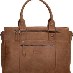 Goedkoop ???? Enrico Benetti Nikki 66518 Laptoptas Met 14" Laptopvak En Tabletvak - Bruin ✔️ -New Rebels shop 550x589 6
