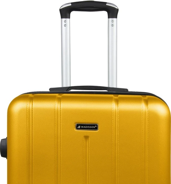 Aanbiedingen ???? Madisson - Reis Koffer - Lichtgewicht Koffer - 4 Wielen - 60 Cm - Cijferslot - Geel - Black Friday 2022 ???? 11 Aanbiedingen ???? Madisson - Reis Koffer - Lichtgewicht Koffer - 4 Wielen - 60 Cm - Cijferslot - Geel - Black Friday 2022 ???? - Afbeelding 9