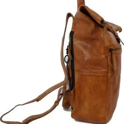 Aanbiedingen ???? Bear Design Pergola - Leren Laptop Rolltop Rugzak - 13 Inch - Cognac ???? -New Rebels shop 550x590 9