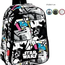 Beste deal ⭐ Star Wars Rugzak 37cm - R2D2 -Darth Vader - Stormtrooper - 4-8 Jaar ✔️