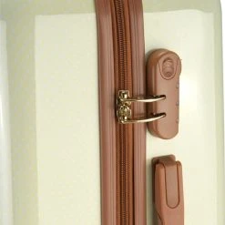 Promo ???? Princess Traveller Trendy Dots - Reiskoffer - Crème - M - 66cm ???? -New Rebels shop 550x593 4