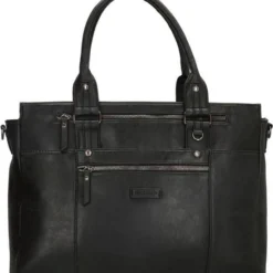 Beste Pirce ???? Enrico Benetti Nikki 66518 Laptoptas Met 14" Laptopvak En Tabletvak - Zwart ???? -New Rebels shop 550x600 1