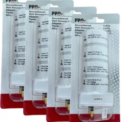 Coupon ???? PROmax Pro-Max Reisstekker - Wereldstekker Universeel - 4-delig - 4-pack ⌛
