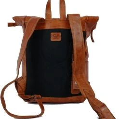 Aanbiedingen ???? Bear Design Pergola - Leren Laptop Rolltop Rugzak - 13 Inch - Cognac ???? -New Rebels shop 550x608 6