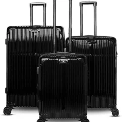 Goedkoopste ❤️ REISKOFFER ROYAL SWISS 3 DELIG ZWART ????