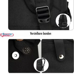 Groothandel ⭐ JAMY First Rugzak Anti Diefstal - Rugzak Meisjes - Kerst Cadeau - Rugzak Jongens - USB En Headphone - Laptop - Black Friday ⌛ -New Rebels shop 550x609 8