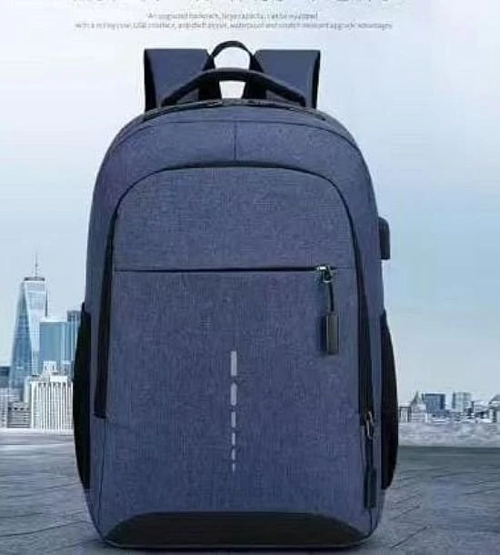 Nieuw ???? High Five ???? Backpack Stevig Robuust En Comfortabel Waterafstotend Blauw ???? 5 Nieuw ???? High Five ???? Backpack Stevig Robuust En Comfortabel Waterafstotend Blauw ???? - Afbeelding 3