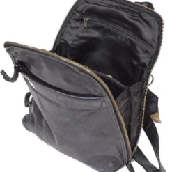 Aanbiedingen ???? Bear Design Rugtas / Rugzak / Schooltas - Cow Lavato - 6 Liter - Leer - Zwart ???? -New Rebels shop 550x613 3