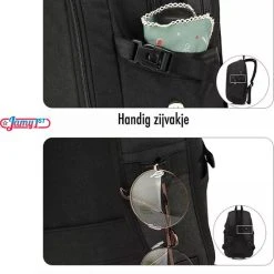 Groothandel ⭐ JAMY First Rugzak Anti Diefstal - Rugzak Meisjes - Kerst Cadeau - Rugzak Jongens - USB En Headphone - Laptop - Black Friday ⌛ -New Rebels shop 550x614 4