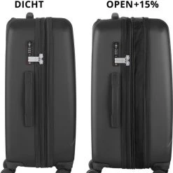 Beste recensies van ✨ CarryOn Skyhopper Reiskoffer - 68.5cm TSA Trolley Met Expander En OKOBAN - Zwart ???? -New Rebels shop 550x617 5