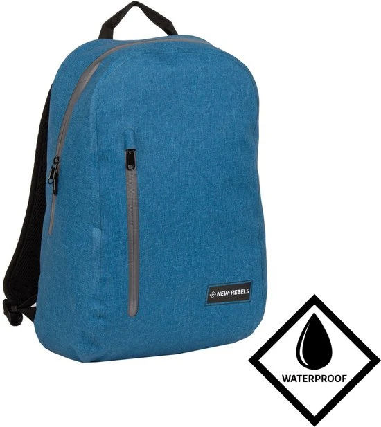 Beste deal ???? New Rebels® Vepo - Rugtas - Blauw - Waterbestendig - 14 - 25L - 33x15x49cm - Rugzak / ???? Backpack ???? 14 Beste deal ???? New Rebels® Vepo - Rugtas - Blauw - Waterbestendig - 14 - 25L - 33x15x49cm - Rugzak / ???? Backpack ???? - Afbeelding 12
