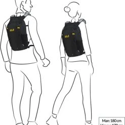 Nieuw ???? Jack Wolfskin Rugzak / Rugtas / ???? Backpack - Velo - Zwart ???? -New Rebels shop 550x622 12