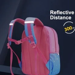 Uitgang ⭐ Starry Sky NIEUWE GELEIDELIJKE KLEUR STERRENHEMEL WATERDICHTE KINDEREN BASISSCHOOL LAPTOP RUGZAK BOEK TAS MET NACHT REFLECTERENDE RIEM (ROZE BLAUW) ⭐ -New Rebels shop 550x625 2